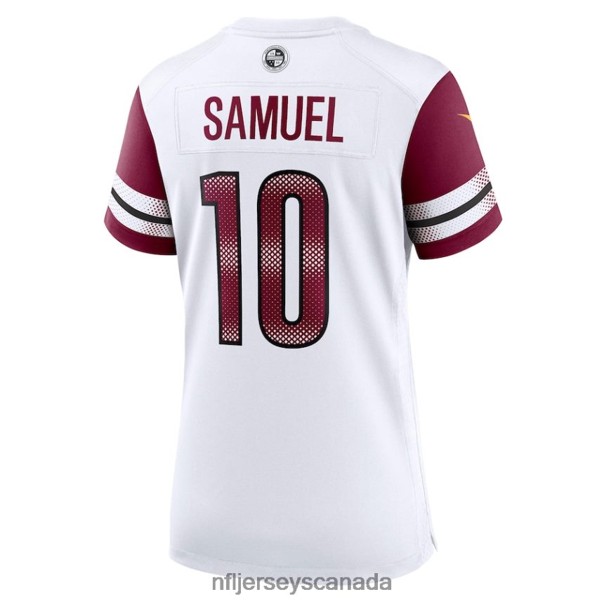 Women Washington Commanders Curtis Samuel Nike White Away Game Player Jersey Clothing NFL TBXFR65652