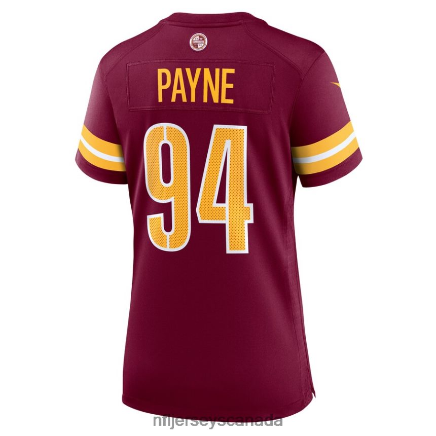 Women Washington Commanders Daron Payne Nike Burgundy Player Game Jersey Clothing NFL TBXFR65417