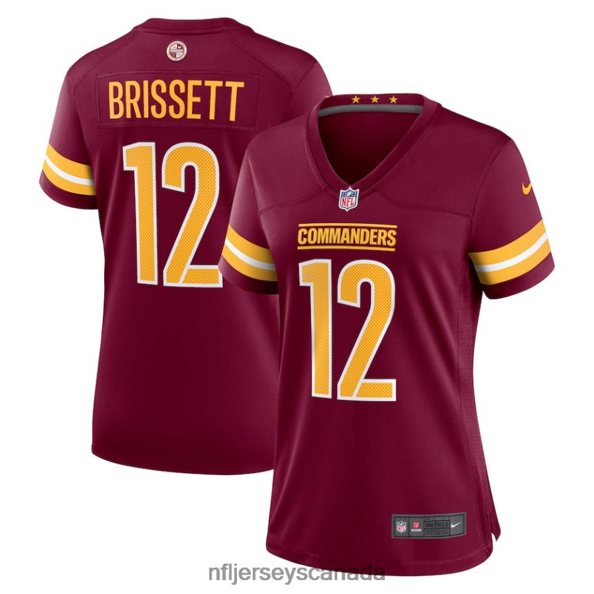 Women Washington Commanders Jacoby Brissett Nike Burgundy Nike All Player Jersey Clothing NFL TBXFR66707