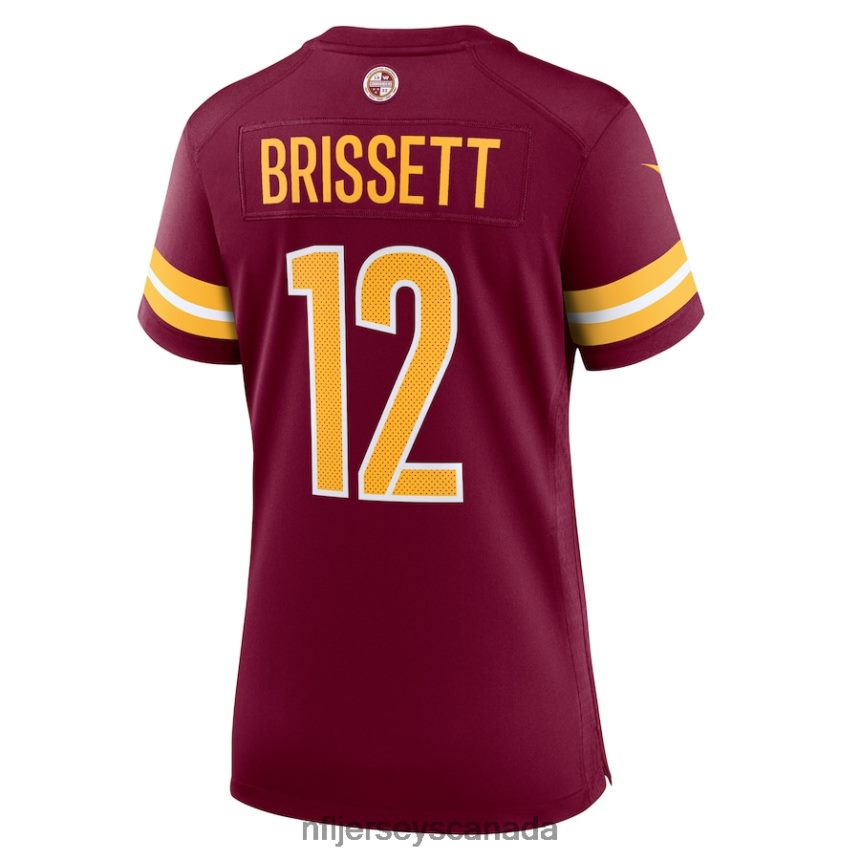Women Washington Commanders Jacoby Brissett Nike Burgundy Nike All Player Jersey Clothing NFL TBXFR66707