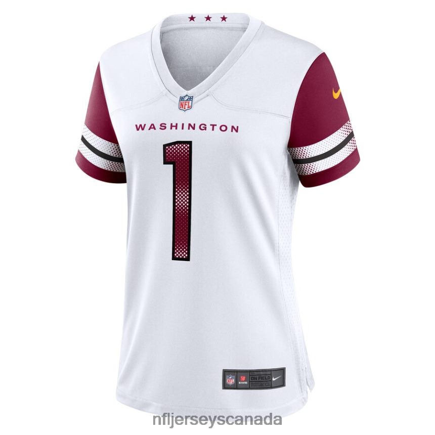 Women Washington Commanders Jahan Dotson Nike White Game Player Jersey Clothing NFL TBXFR65951
