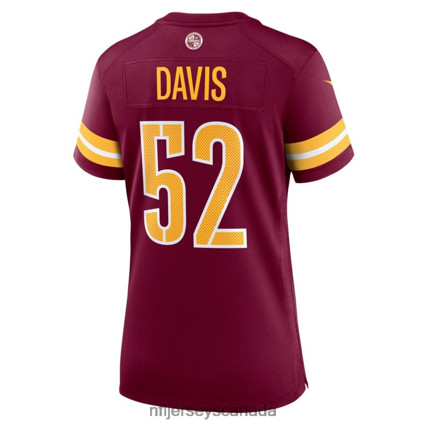 Women Washington Commanders Jamin Davis Nike Burgundy Player Game Jersey Clothing NFL TBXFR66393