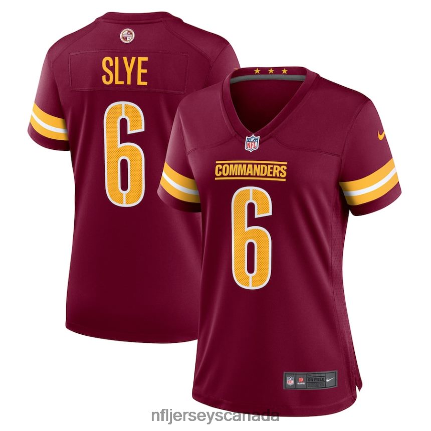 Women Washington Commanders Joey Slye Nike Burgundy Game Player Jersey Clothing NFL TBXFR64863