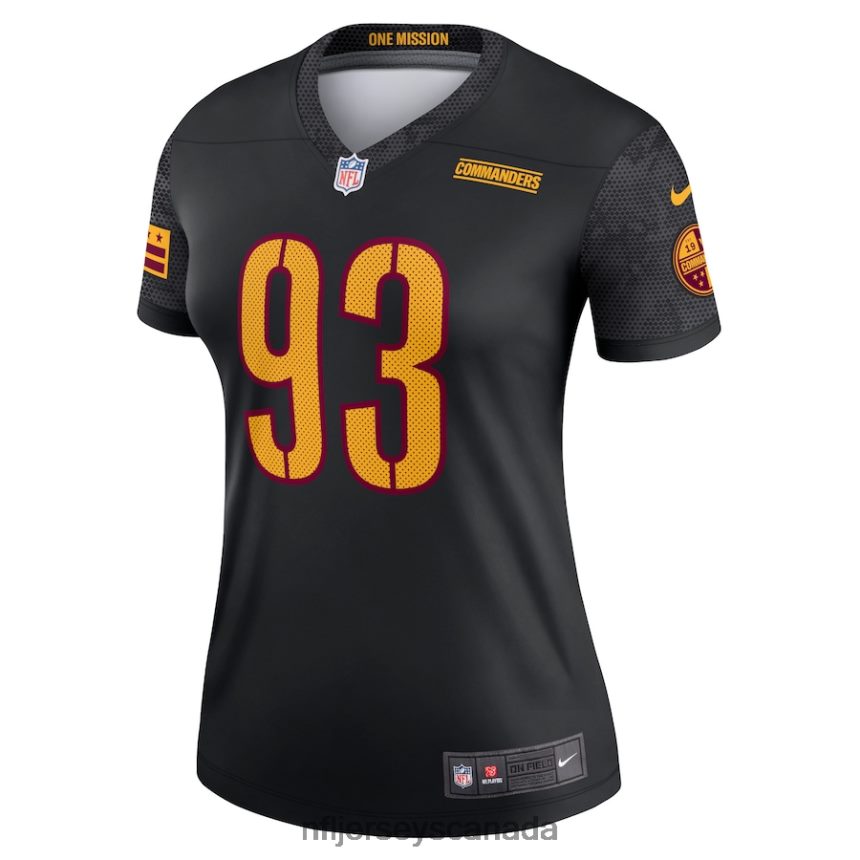Women Washington Commanders Jonathan Allen Nike Black Legend Jersey Clothing NFL TBXFR64470