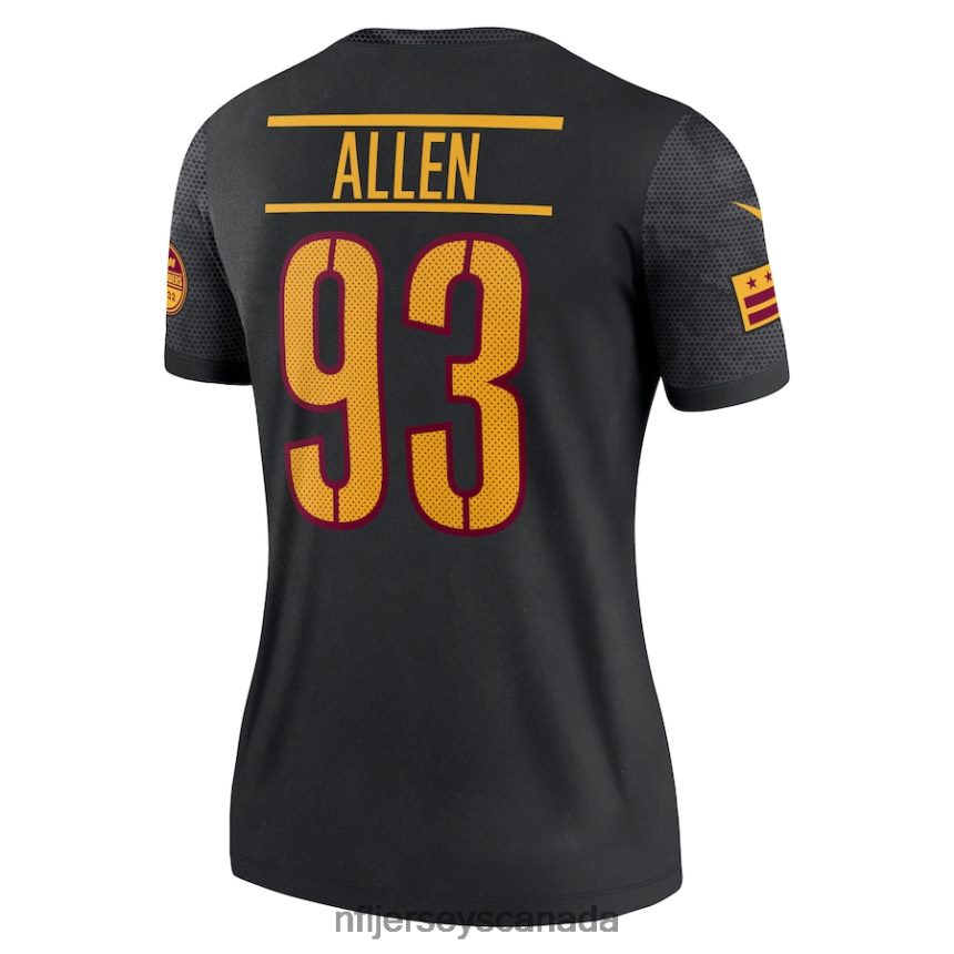 Women Washington Commanders Jonathan Allen Nike Black Legend Jersey Clothing NFL TBXFR64470
