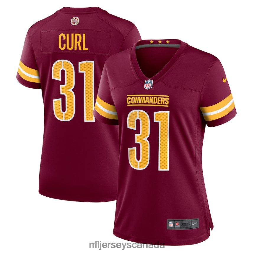 Women Washington Commanders Kamren Curl Nike Burgundy Player Game Jersey Clothing NFL TBXFR67031