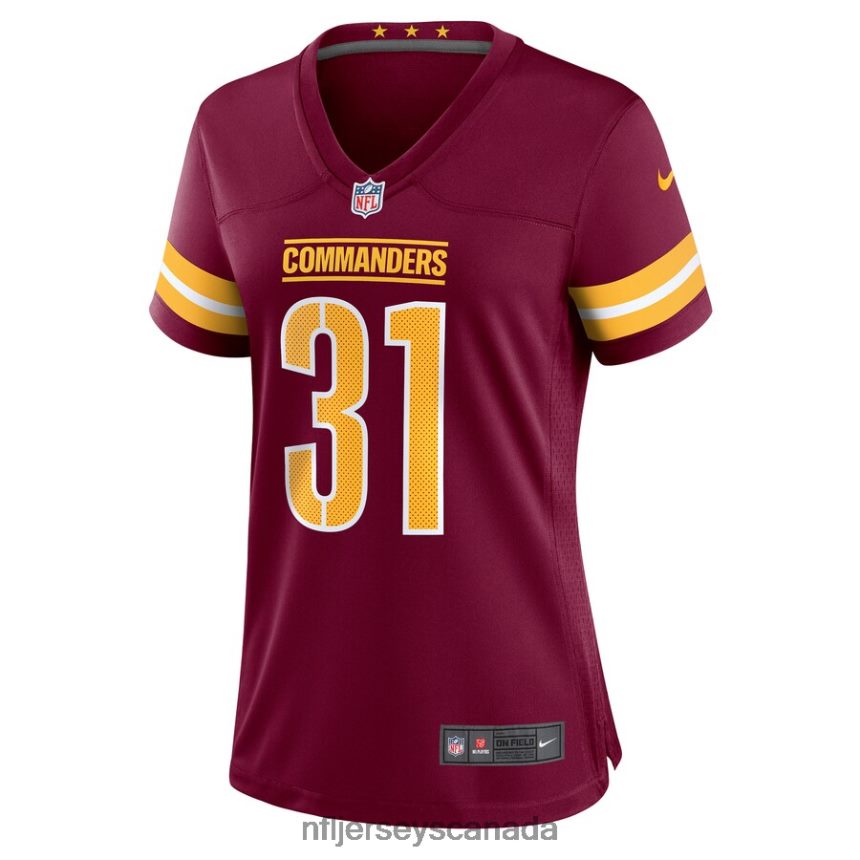 Women Washington Commanders Kamren Curl Nike Burgundy Player Game Jersey Clothing NFL TBXFR67031