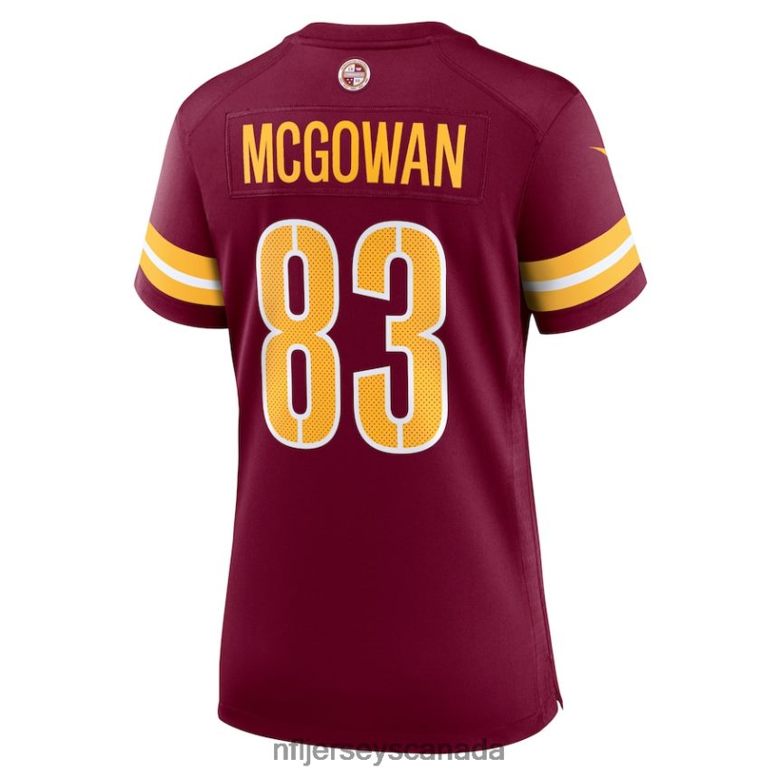 Women Washington Commanders Kyric Mcgowan Nike Burgundy Player Game Jersey Clothing NFL TBXFR67037