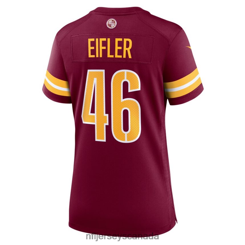 Women Washington Commanders Milo Eifler Nike Burgundy Game Player Jersey Clothing NFL TBXFR65974