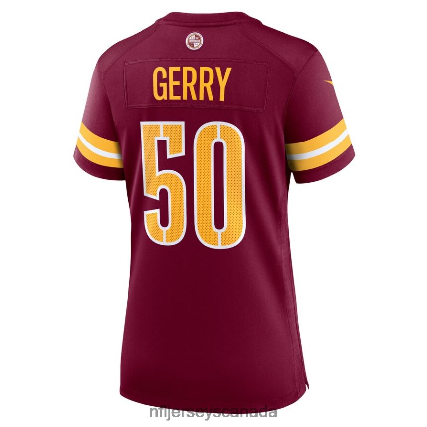 Women Washington Commanders Nathan Gerry Nike Burgundy Home Game Player Jersey Clothing NFL TBXFR64751