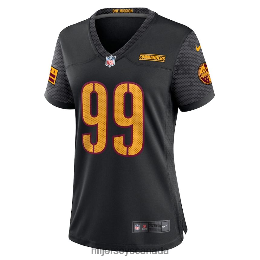 Women Washington Commanders Nike Black Alternate Game Player Jersey Clothing NFL TBXFR64709