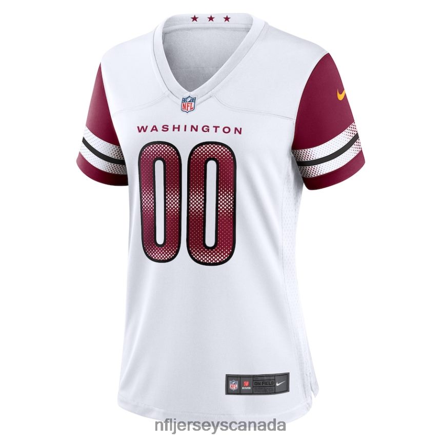 Women Washington Commanders Nike White Game Custom Player Jersey Clothing NFL TBXFR62992