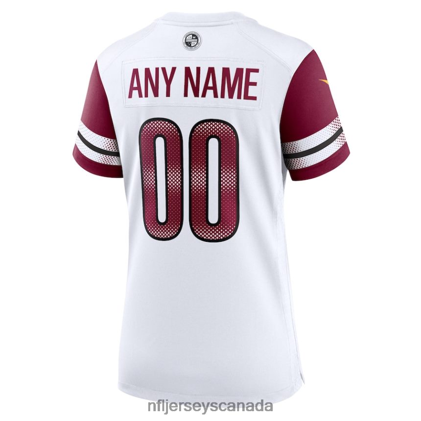 Women Washington Commanders Nike White Game Custom Player Jersey Clothing NFL TBXFR62992