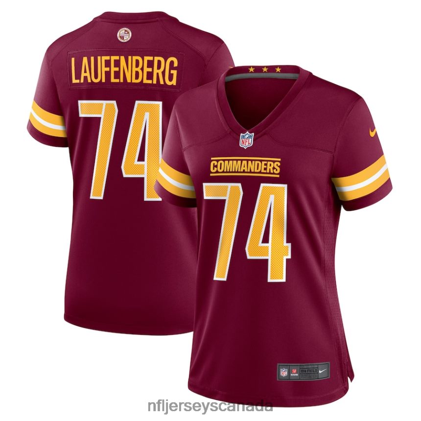 Women Washington Commanders Nolan Laufenberg Nike Burgundy Game Jersey Clothing NFL TBXFR66275