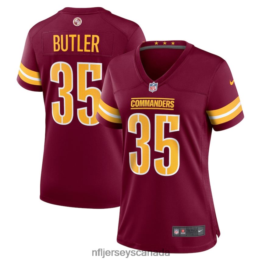 Women Washington Commanders Percy Butler Nike Burgundy Player Game Jersey Clothing NFL TBXFR64858
