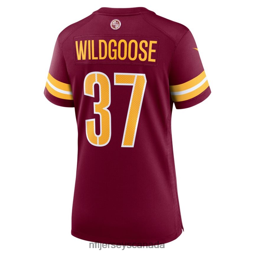 Women Washington Commanders Rachad Wildgoose Nike Burgundy Game Player Jersey Clothing NFL TBXFR66665