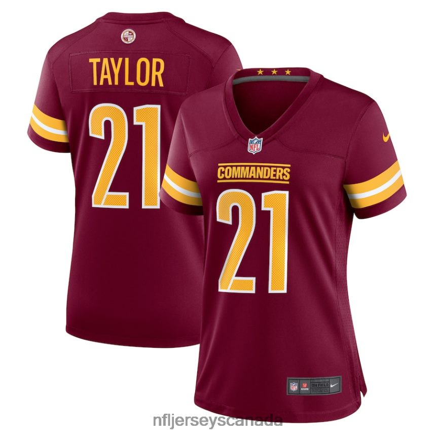 Women Washington Commanders Sean Taylor Nike Burgundy Retired Player Game Jersey Clothing NFL TBXFR64695