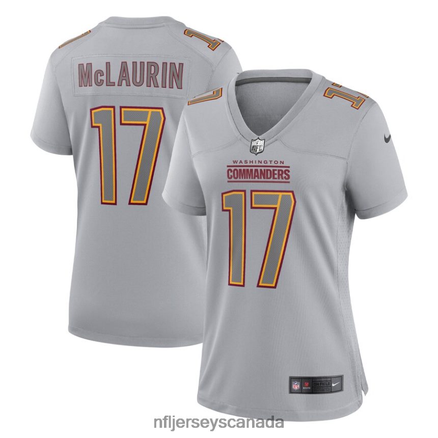 Women Washington Commanders Terry McLaurin Nike Gray Atmosphere Fashion Game Jersey Clothing NFL TBXFR66933