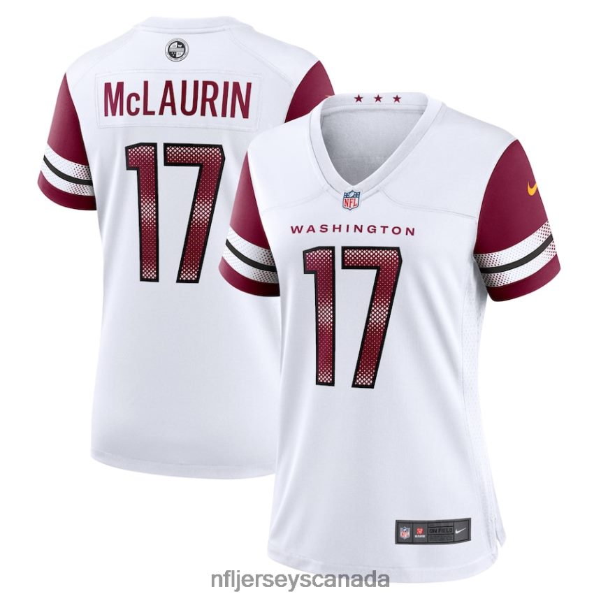 Women Washington Commanders Terry McLaurin Nike White Game Jersey Clothing NFL TBXFR63615
