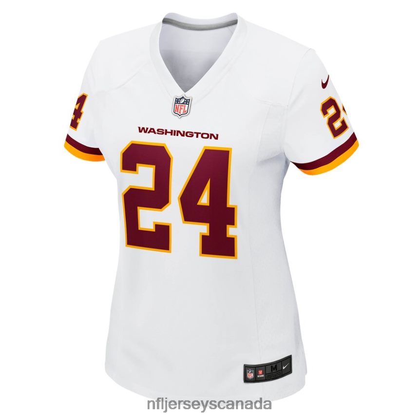 Women Washington Football Team Antonio Gibson Nike White Game Jersey Clothing NFL TBXFR66131