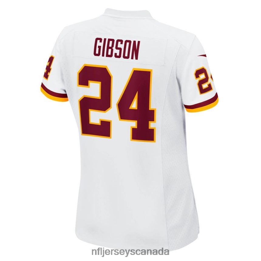 Women Washington Football Team Antonio Gibson Nike White Game Jersey Clothing NFL TBXFR66131