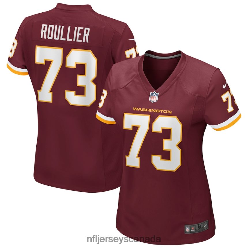 Women Washington Football Team Chase Roullier Nike Burgundy Game Player Jersey Clothing NFL TBXFR66878