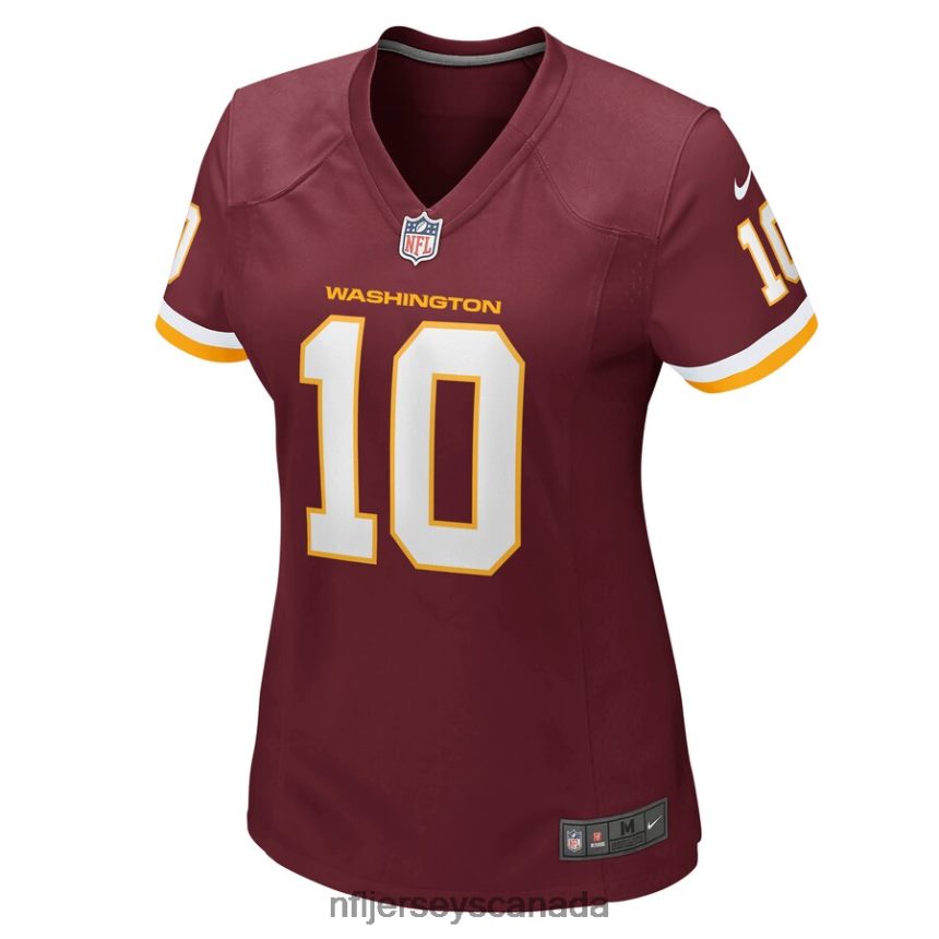 Women Washington Football Team Curtis Samuel Nike Burgundy Game Player Jersey Clothing NFL TBXFR66278