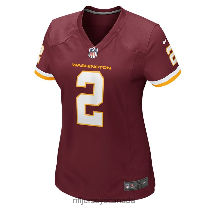 Women Washington Football Team Dyami Brown Nike Burgundy Game Jersey Clothing NFL TBXFR66650