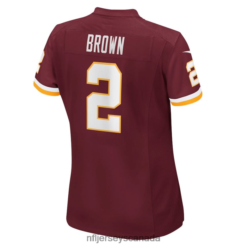 Women Washington Football Team Dyami Brown Nike Burgundy Game Jersey Clothing NFL TBXFR66650