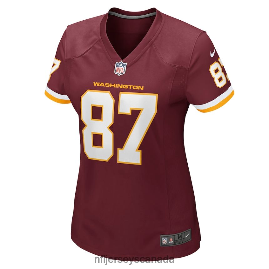 Women Washington Football Team John Bates Nike Burgundy Game Jersey Clothing NFL TBXFR66433