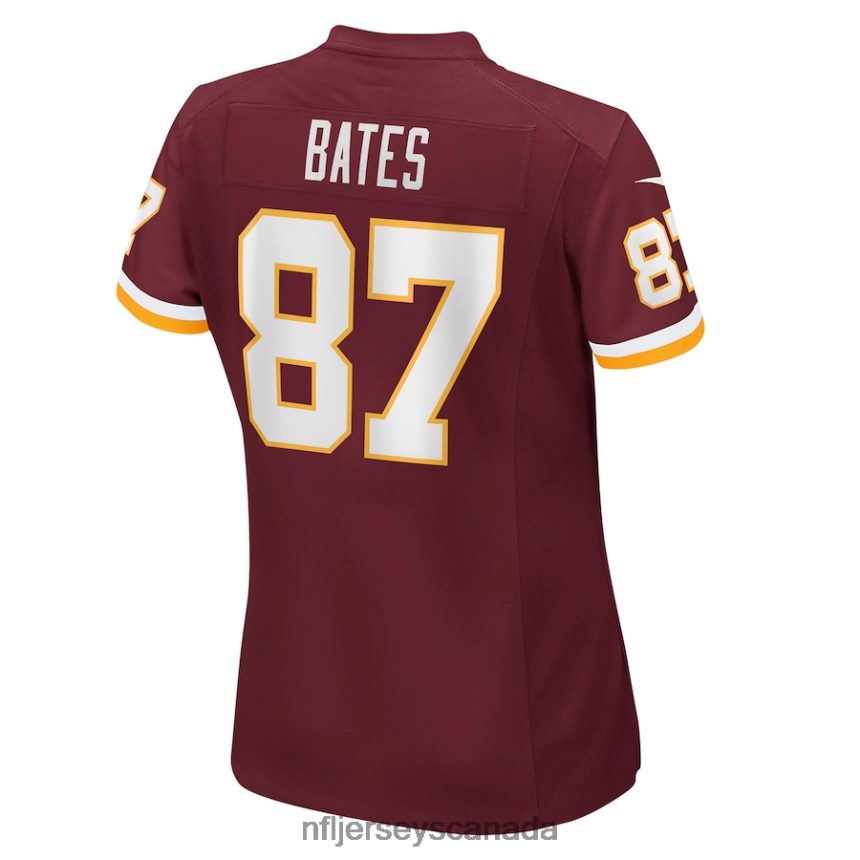 Women Washington Football Team John Bates Nike Burgundy Game Jersey Clothing NFL TBXFR66433