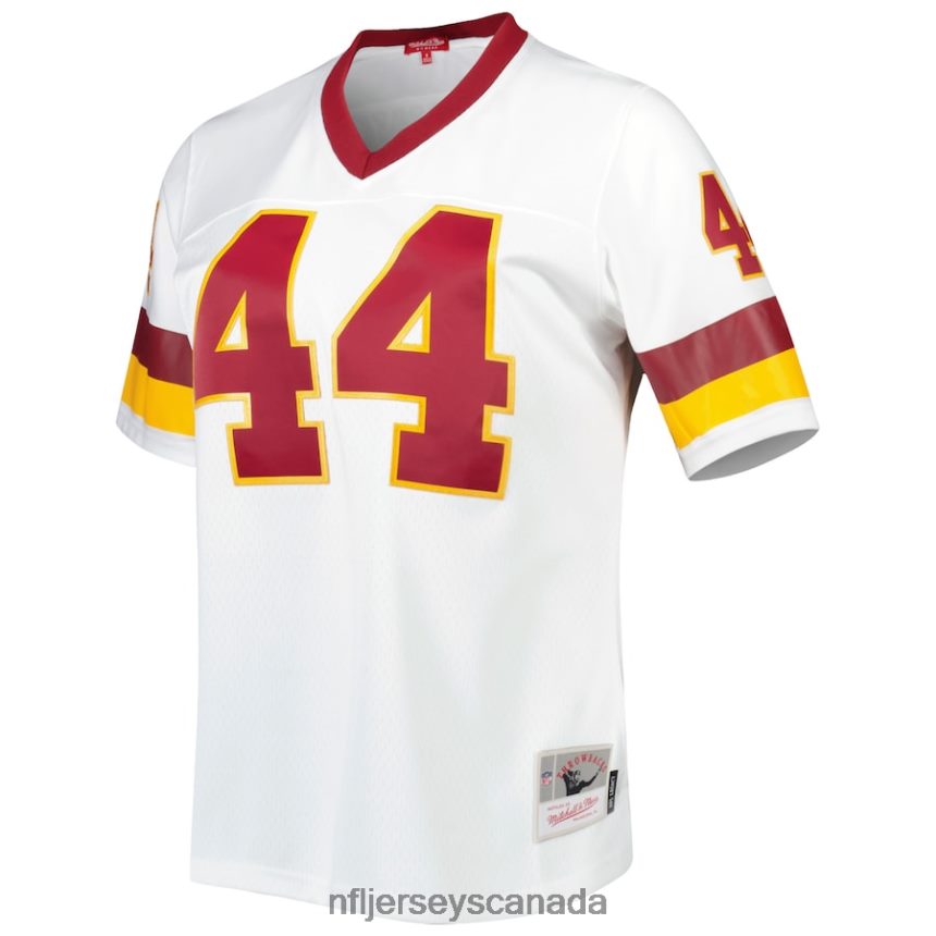 Women Washington Football Team John Riggins Mitchell  Ness White Legacy Replica Player Jersey Clothing NFL TBXFR64658