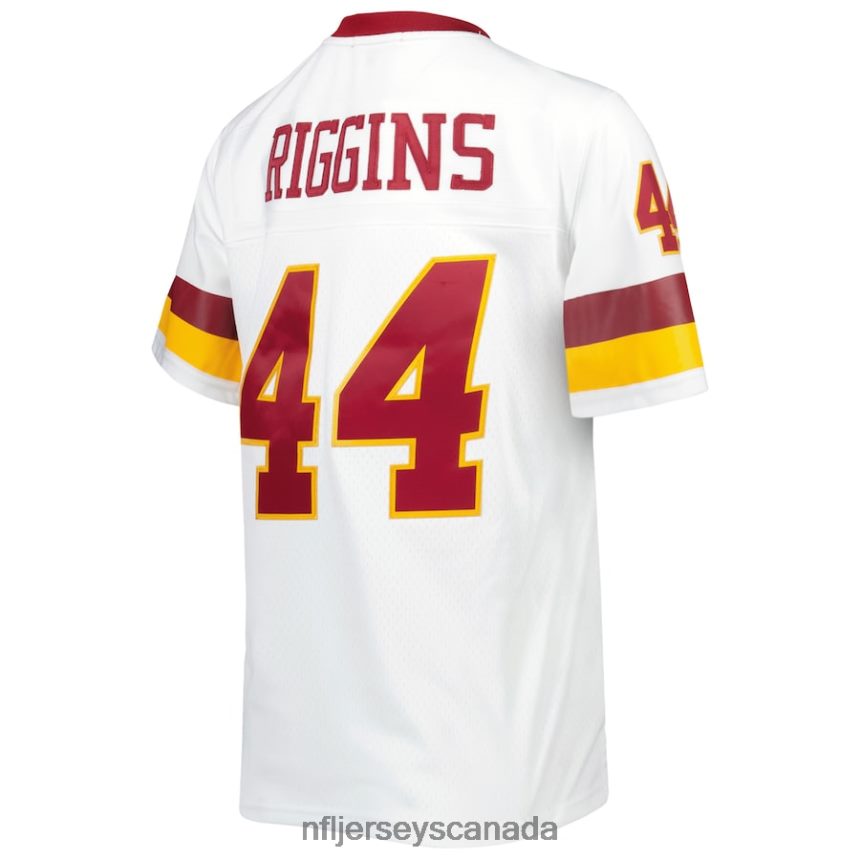 Women Washington Football Team John Riggins Mitchell  Ness White Legacy Replica Player Jersey Clothing NFL TBXFR64658
