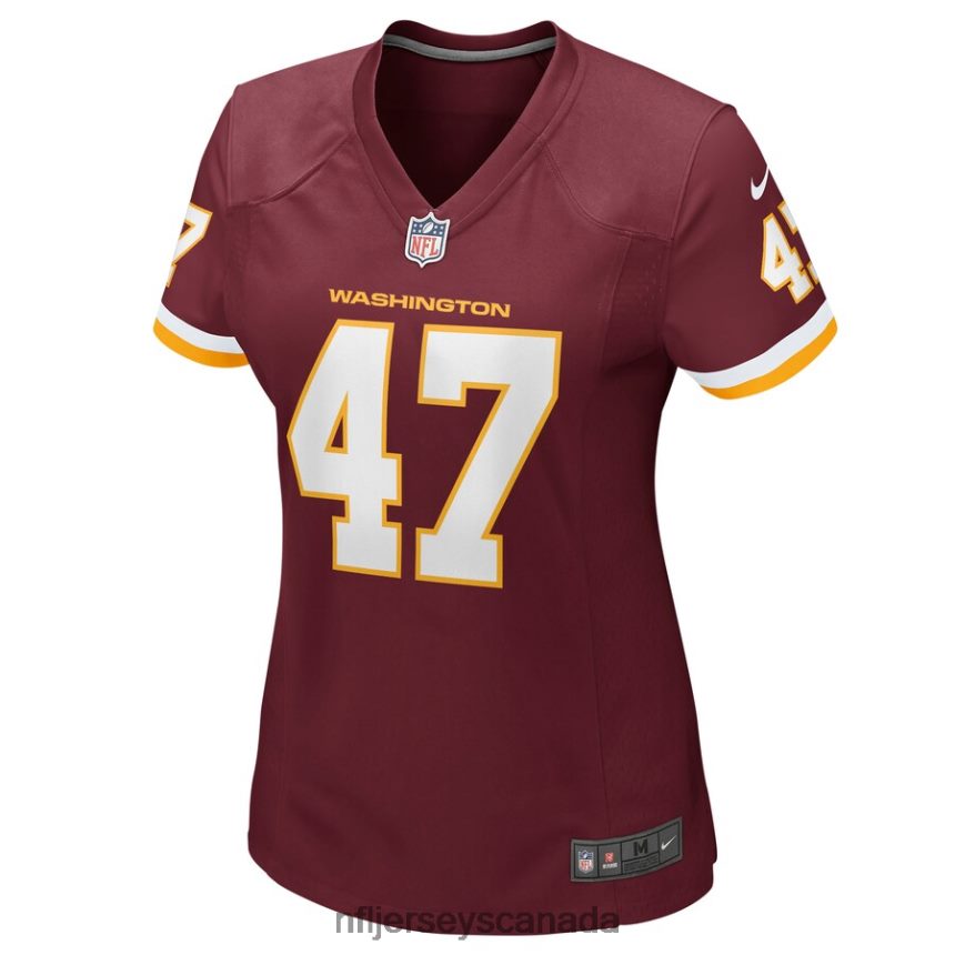 Women Washington Football Team Khaleke Hudson Nike Burgundy Game Player Jersey Clothing NFL TBXFR67048