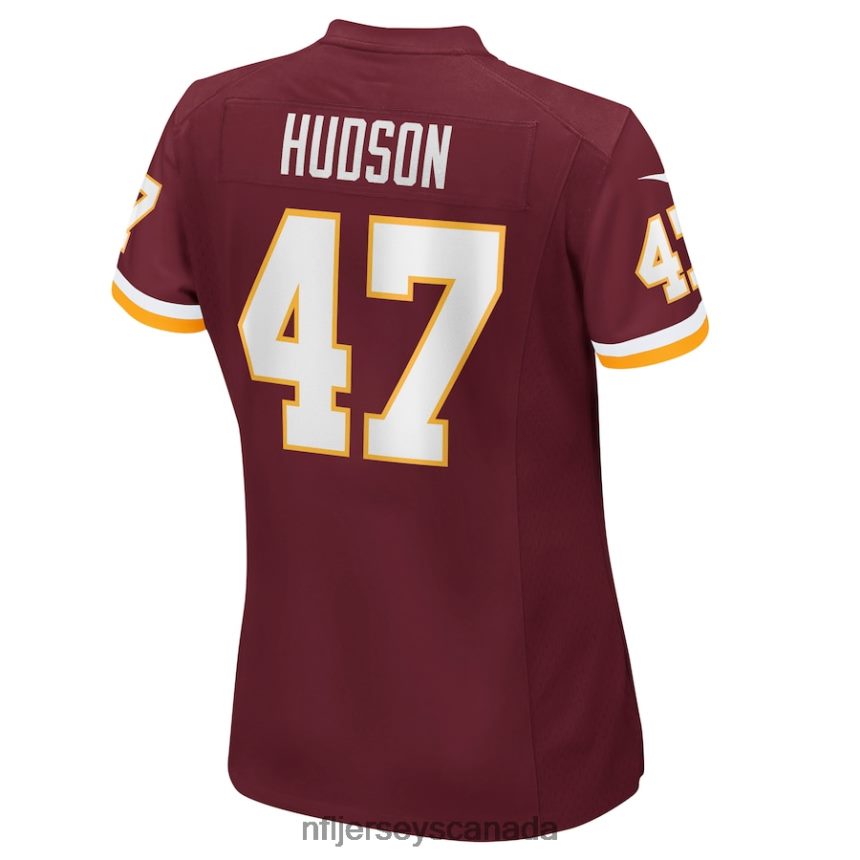 Women Washington Football Team Khaleke Hudson Nike Burgundy Game Player Jersey Clothing NFL TBXFR67048