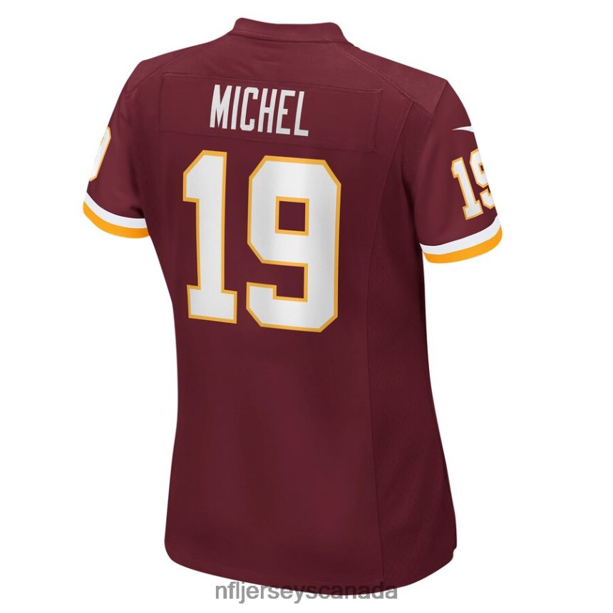 Women Washington Football Team Marken Michel Nike Burgundy Game Jersey Clothing NFL TBXFR66789