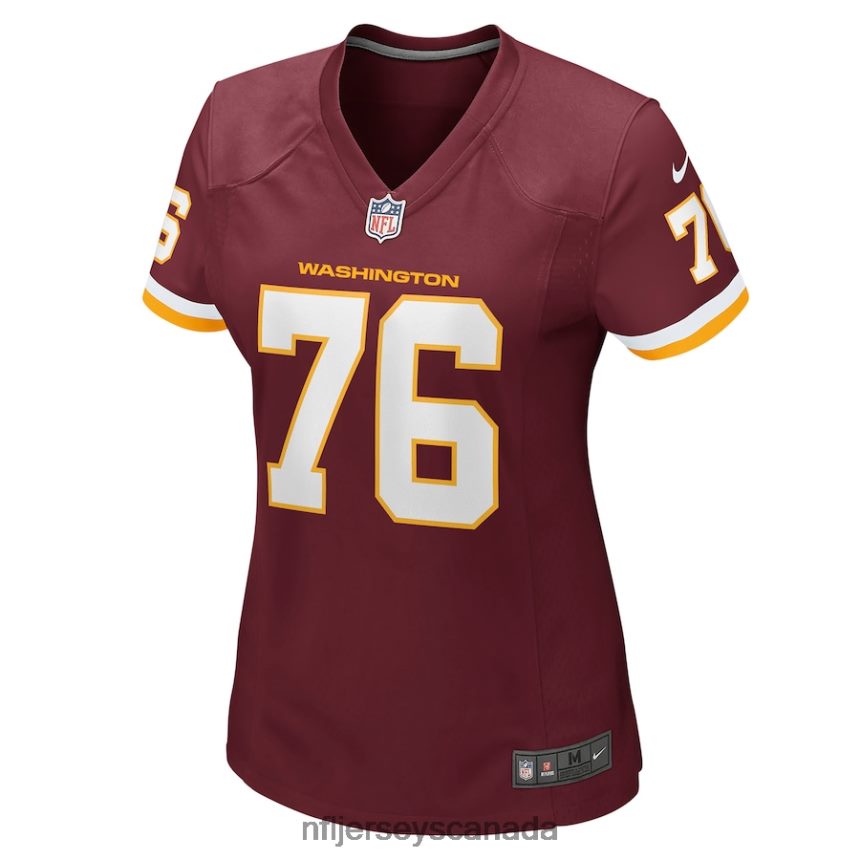 Women Washington Football Team Sam Cosmi Nike Burgundy Game Jersey Clothing NFL TBXFR65657