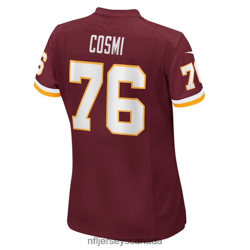 Women Washington Football Team Sam Cosmi Nike Burgundy Game Jersey Clothing NFL TBXFR65657