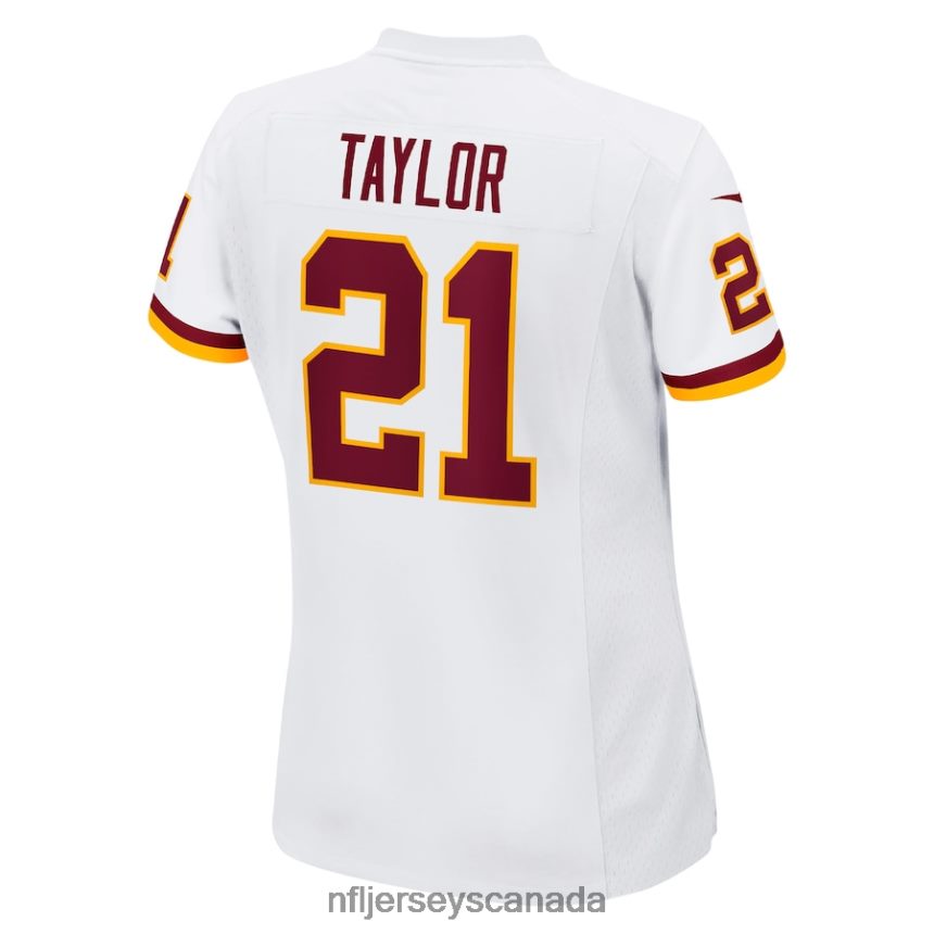 Women Washington Football Team Sean Taylor Nike White Retired Player Game Jersey Clothing NFL TBXFR64461