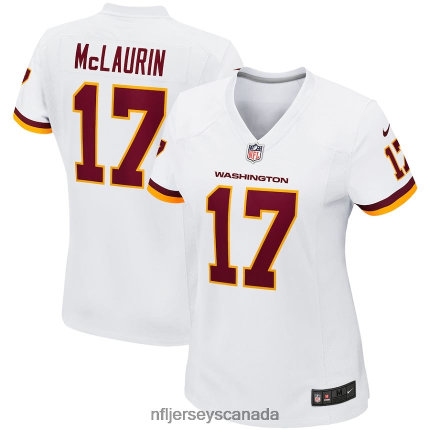 Women Washington Football Team Terry McLaurin Nike White Game Player Jersey Clothing NFL TBXFR63073