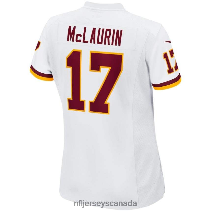 Women Washington Football Team Terry McLaurin Nike White Game Player Jersey Clothing NFL TBXFR63073