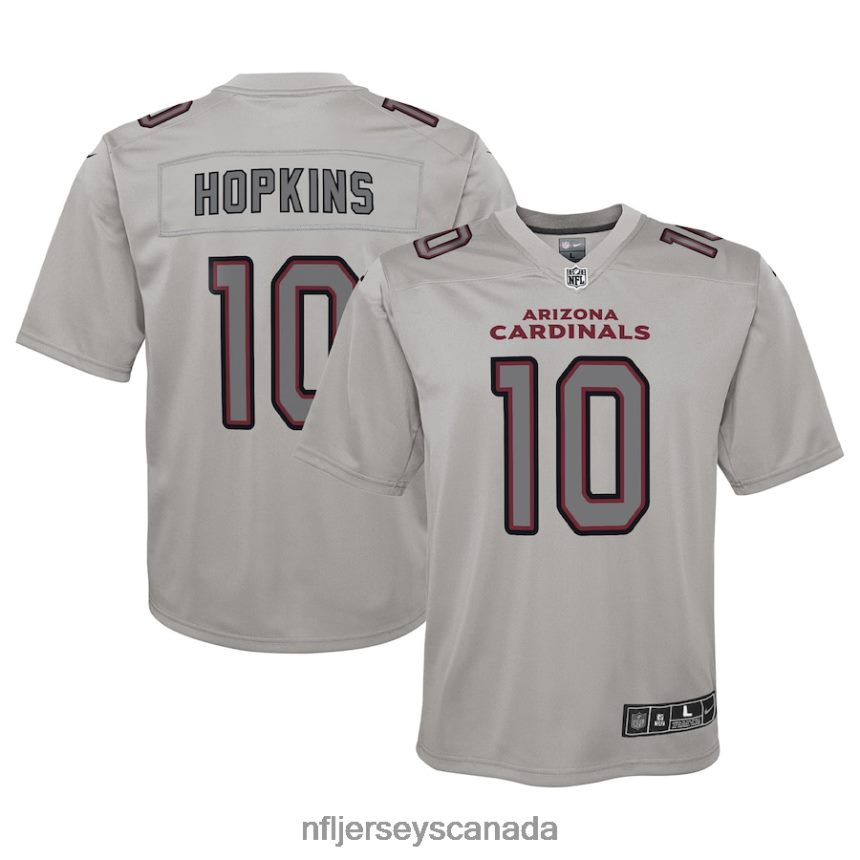 Youth Arizona Cardinals DeAndre Hopkins Nike Gray Atmosphere Game Jersey Clothing NFL TBXFR64542