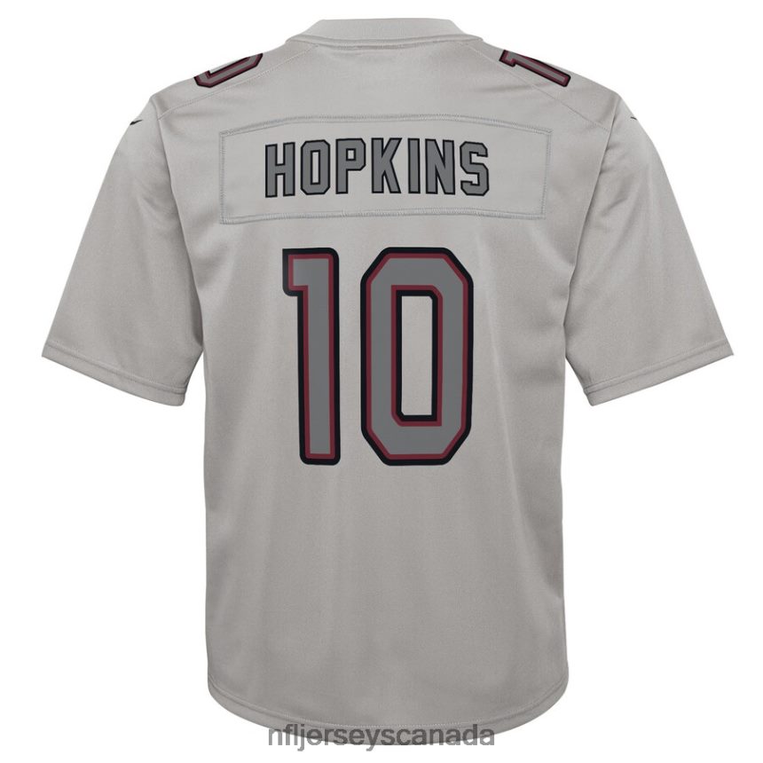 Youth Arizona Cardinals DeAndre Hopkins Nike Gray Atmosphere Game Jersey Clothing NFL TBXFR64542