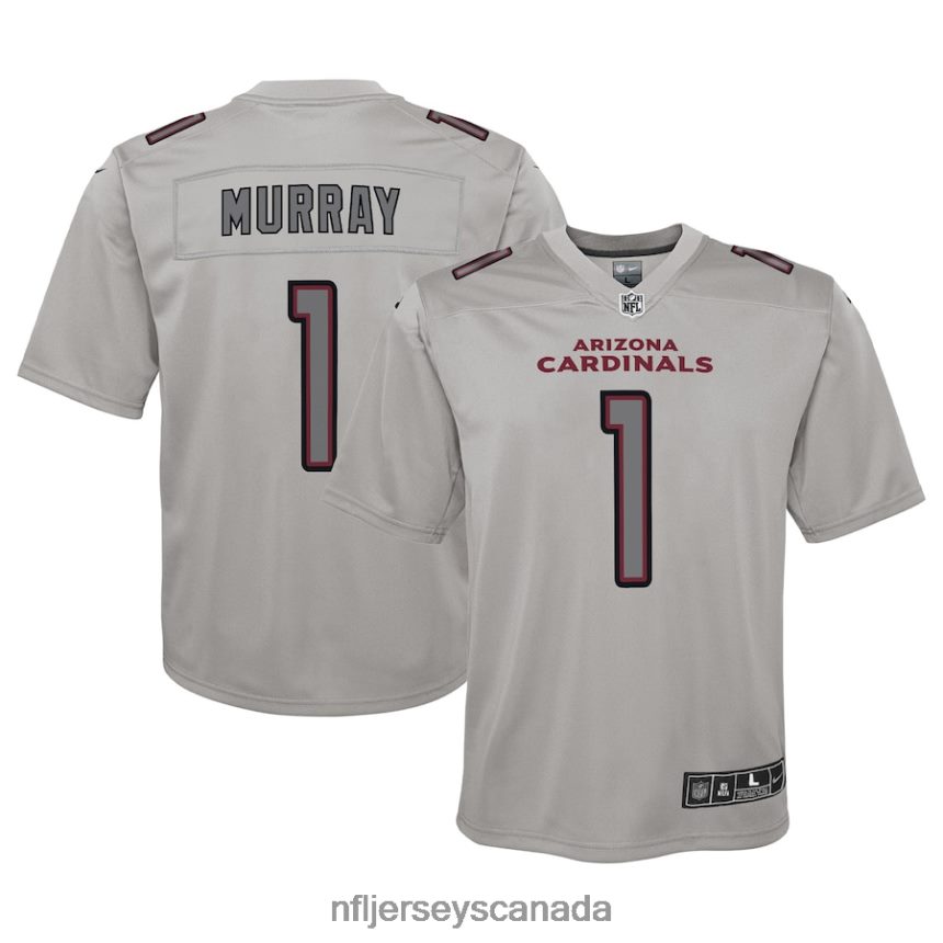 Youth Arizona Cardinals Kyler Murray Nike Gray Atmosphere Game Jersey Clothing NFL TBXFR62981
