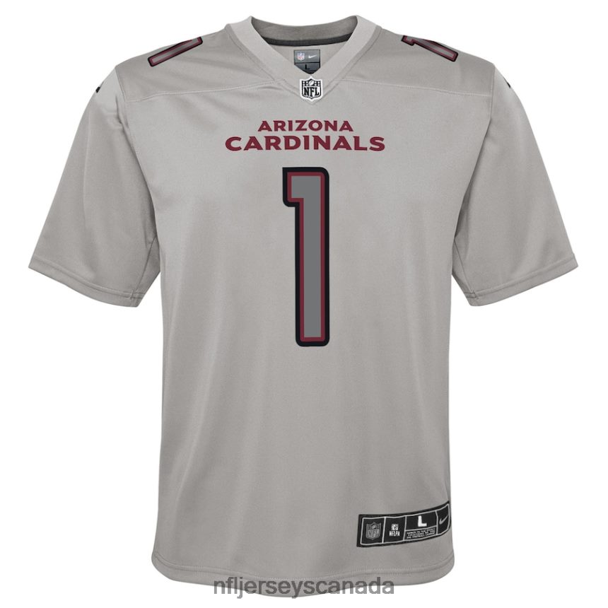 Youth Arizona Cardinals Kyler Murray Nike Gray Atmosphere Game Jersey Clothing NFL TBXFR62981