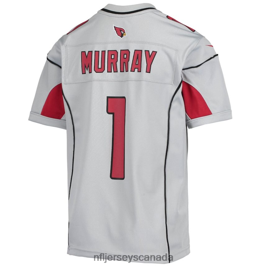 Youth Arizona Cardinals Kyler Murray Nike Silver Inverted Team Game Jersey Clothing NFL TBXFR62285