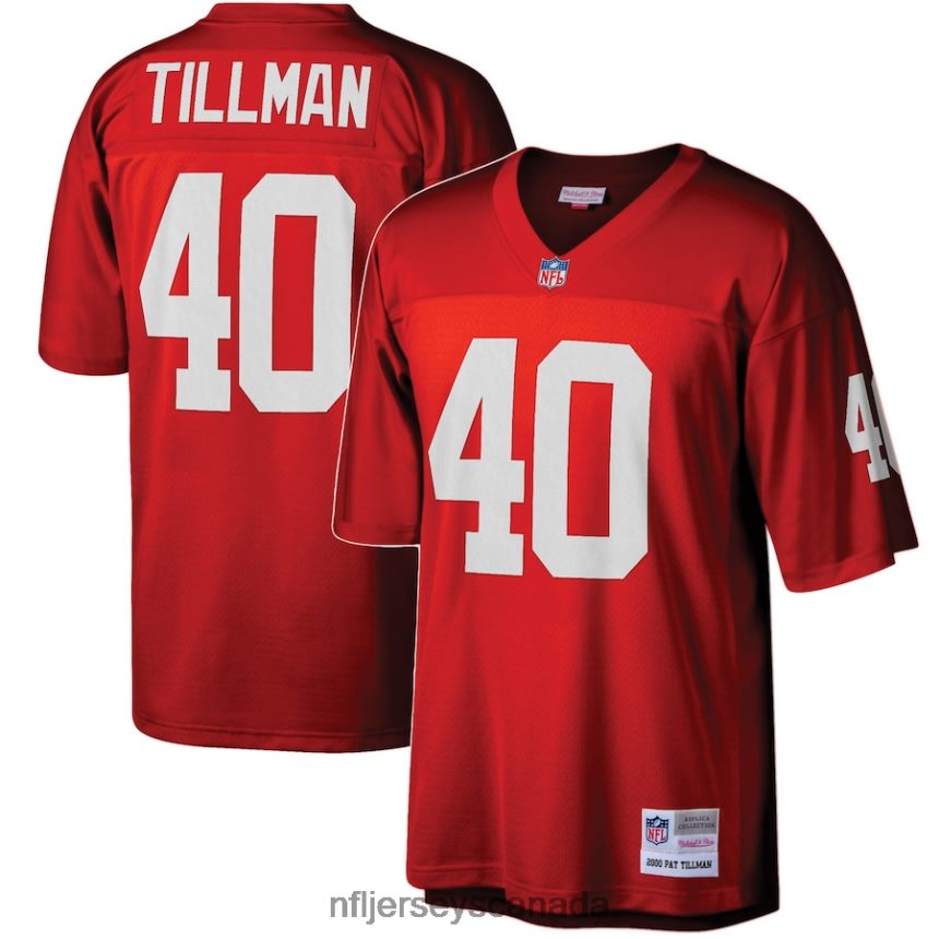 Youth Arizona Cardinals Pat Tillman Mitchell  Ness Cardinal 1990 Legacy Retired Player Jersey Clothing NFL TBXFR61826