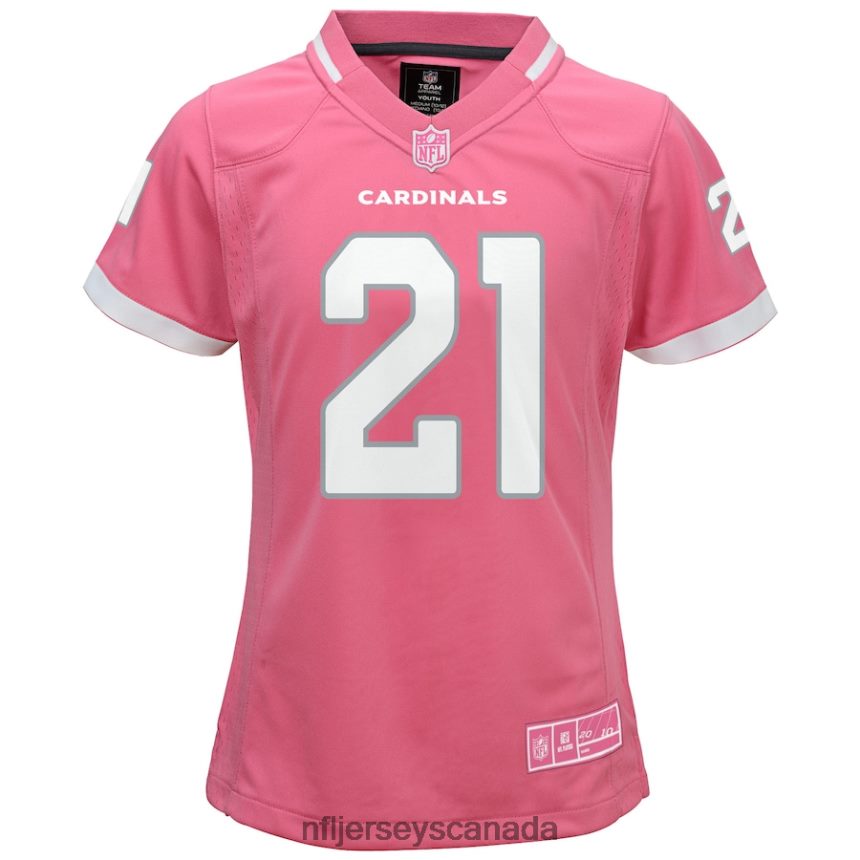 Youth Arizona Cardinals Patrick Peterson Pink Bubble Gum Jersey Clothing NFL TBXFR64445