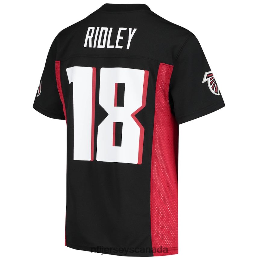 Youth Atlanta Falcons Calvin Ridley Black Replica Player Jersey Clothing NFL TBXFR64927