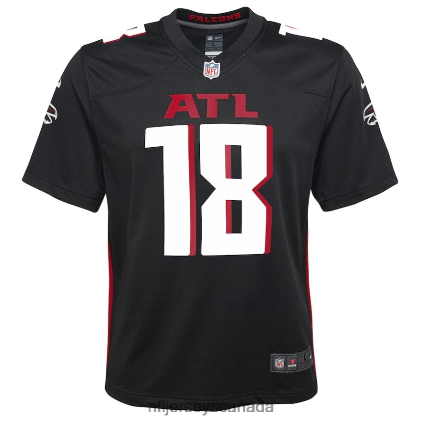Youth Atlanta Falcons Calvin Ridley Nike Black Player Game Jersey Clothing NFL TBXFR62573